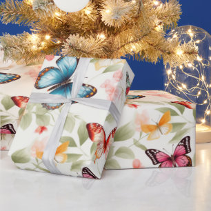 Enchanted Garden Butterfly Geschenkpapier