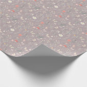 Enchanted Garden Butterfly Wildflower Gift Geschenkpapier (Ecke)