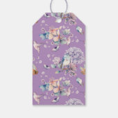 Enchanted Garden Fairy Birthday Favor Geschenkanhänger (Rückseite)