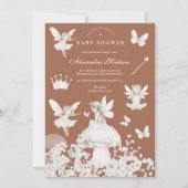 Enchanted Garden Fairy Wildblume Einladung (Vorderseite)