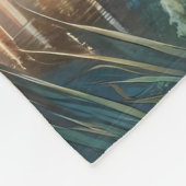 Enchanted Garden Gazebo Twilight Reflection Fleecedecke (Ecke)