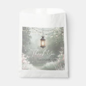 Enchanted Garden Lantern Danke Pink ID1163 Geschenktütchen (Vorderseite)
