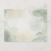 Enchanted Garden String Lights Save the Date  Ankündigungspostkarte (Rückseite)