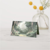 Enchanted Garden Sweet 16 Pink ID1163 Platzkarte (Rückseite)