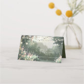 Enchanted Garden Sweet 16 Pink ID1163 Platzkarte (Vorderseite)