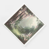 Enchanted Garden Sweet 16 Pink ID1163 Serviette (Ecke)