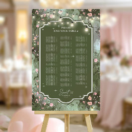 Enchanted Garden Sweet 16 Sitzplätze Pink ID1163