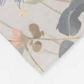 Enchanted Garden Wildflower Butterfly Whimsical Fleecedecke (Ecke)