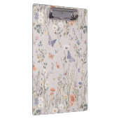 Enchanted Garden Wildflower Butterfly Whimsical Klemmbrett (Rechts)