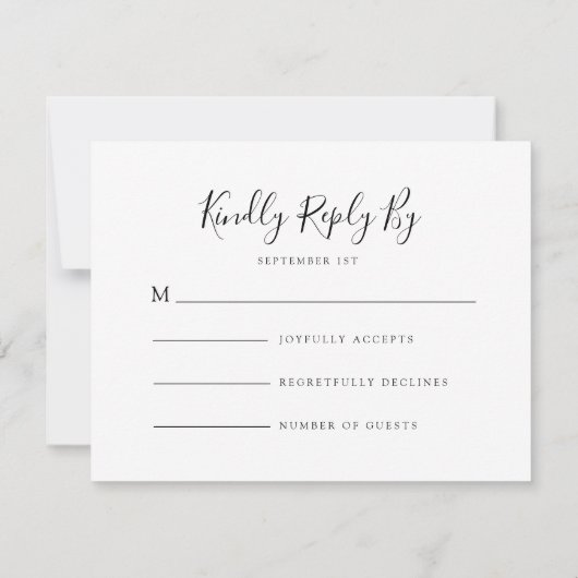 Enchanted Hanging Lanterns Wedding RSVP Karte (Rückseite)