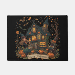 Enchanted Haunted House Halloween Fußmatte