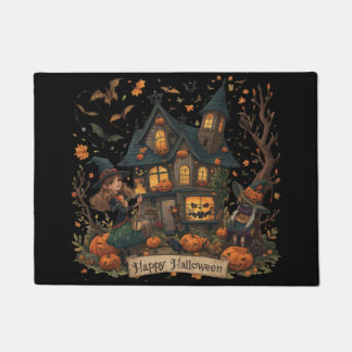 Enchanted Haunted House Halloween Fußmatte