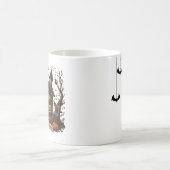 Enchanted Haunted House Halloween Kaffeetasse (Mittel)