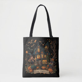 Enchanted Haunted House Halloween Tasche