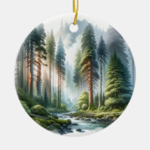 Enchanted Hoh Rainforest Keramik Ornament (Vorne)