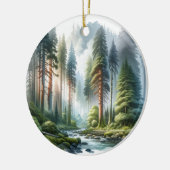 Enchanted Hoh Rainforest Keramik Ornament (Links)
