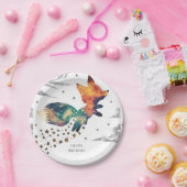 Enchanted Kids Fox Birthday Pappteller (Party)