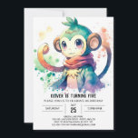 Enchanted Kids Monkey Birthday Einladung<br><div class="desc">Mit der Einladung zum Geburtstag des verzauberten Kids-Affen bringen Sie Ihrem Kind ein wenig Zauber. Dieses skurrile Design besticht durch verzauberte Affen und märchenhafte Elemente, die es ideal für jedes Alter machen. Vollständig editierbar, können Sie einfach die Details personalisieren. Sie steht zum sofortigen Download zur Verfügung und kann auf Zuhause...</div>