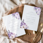 Enchanted Lavender Haze Floral Wedding Invitation Einladung<br><div class="desc">Enchanted Lavender Haze Floral Wedding Invitation
Also available as a digital download
See matching collection in our Niche and Nest Store</div>