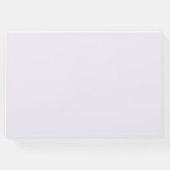 Enchanted Lavender Purple Floral Wedding Gästebuch (Rückseite)