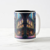 Enchanted Library Mug Zweifarbige Tasse (VorderseiteRechts)
