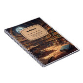 Enchanted Library Notebook - Book Lover's Journal Notizblock (Rechte Seite)