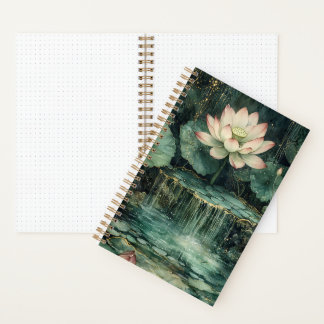 Enchanted Lotus Fountain Bullet Notebook Notizblock