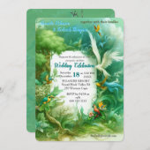 Enchanted Magical Fantasy Creations Einladung (Vorne/Hinten)