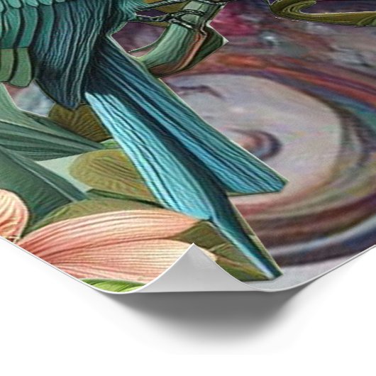 Enchanted Magical Fantasy Creations  Poster (Ecke)