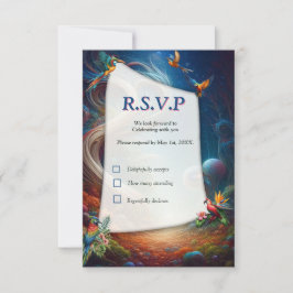 Enchanted Magical Fantasy Creations RSVP Karte