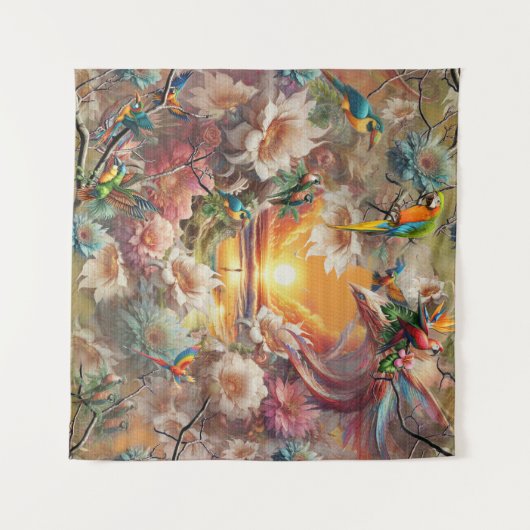 Enchanted Magical Fantasy Creations Wandteppich (Vorderseite (Horizontal))