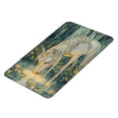 Enchanted Magical Unicorn Fireflies Forest Magnet (Linke Seite)