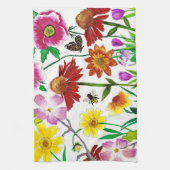 Enchanted Meadow Botanical Art Kitchen Towel Geschirrtuch (Vertikal)
