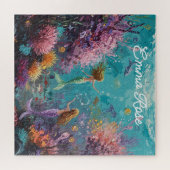 Enchanted Mermaid Underwater Scene Puzzle (Horizontal)