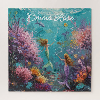 Enchanted Mermaid Underwater Scene Puzzle