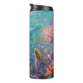 Enchanted Mermaid Underwater Scene Thermosbecher (Nach rechts gedreht)
