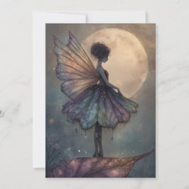 Enchanted Moonlight Fairy Watercolor Fantasy Einladung