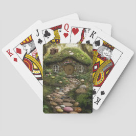 Enchanted Moss-Top Candy Cottage Playing Cards Spielkarten