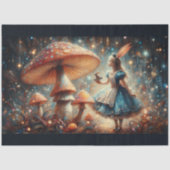Enchanted Mushroom Wonderland Alice Decoupage Seidenpapier (Vorderseite)