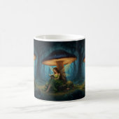 Enchanted Night Fairy Reading a Book Kaffeetasse (Mittel)