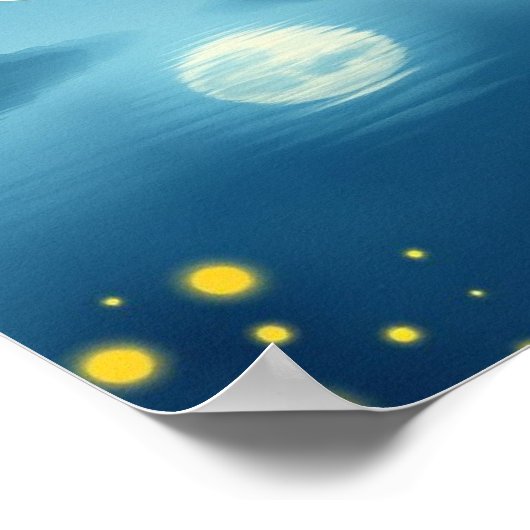 Enchanted Nocturne: A Hyper-Realistic Vision Poster (Ecke)