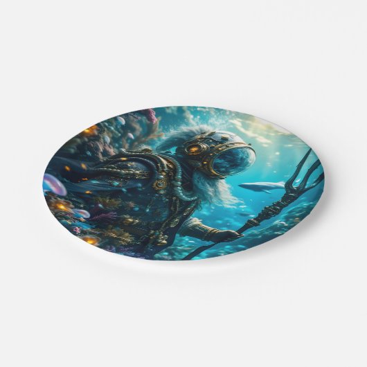 Enchanted Ocean Odessey Pappteller (Schrägansicht)