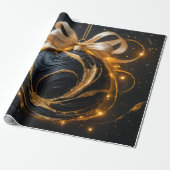 Enchanted Ornament Golden Holiday Gift Wrap Geschenkpapier (Ungerollt)