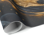 Enchanted Ornament Golden Holiday Gift Wrap Geschenkpapier (Rolleneckpunkt)