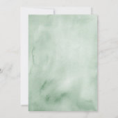 Enchanted Pink Fairy and Unicorns Forest Birthday Einladung (Rückseite)