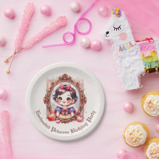 Enchanted Princess Birthday Invitation Snow White Pappteller (Party)