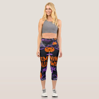 Enchanted Pumpkin Festival Capri Leggings