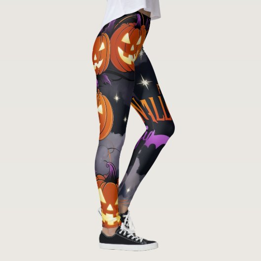 "Enchanted Pumpkin Night" Leggings (Rechts)