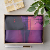 Enchanted Purple Twilight Willow Decoupage Paper Seidenpapier (Geschenk)