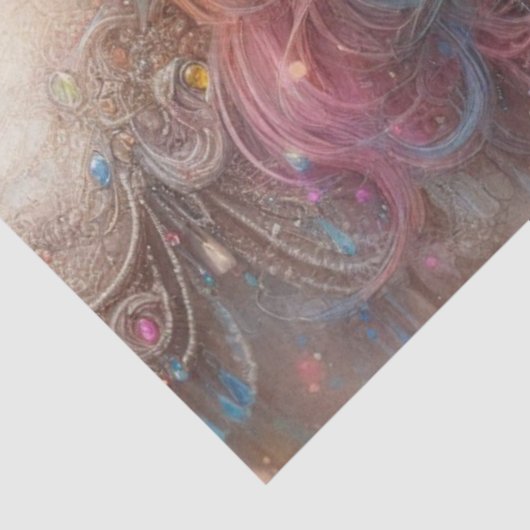 Enchanted Rainbow Unicorn Craft Decoupage  Seidenpapier (Ausschnitt)